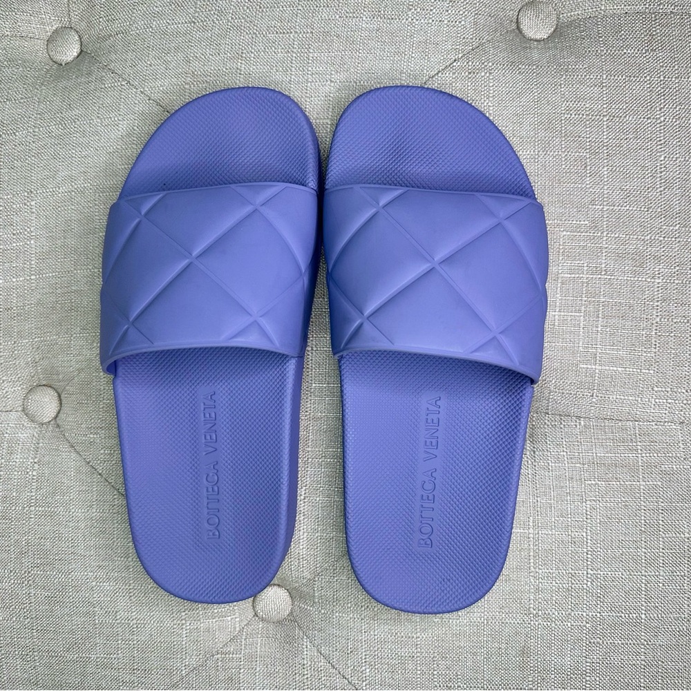 🩴 Authentic BOTTEGA VENETA Slides Sandals | Lavender Purple FREE 🆓 SHIPPING